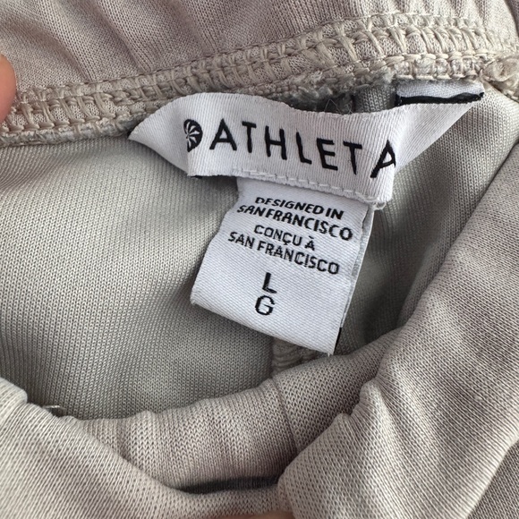 Athleta Women's Light Tan Wide Leg Pants-Super Soft! - Picture 5 of 5
